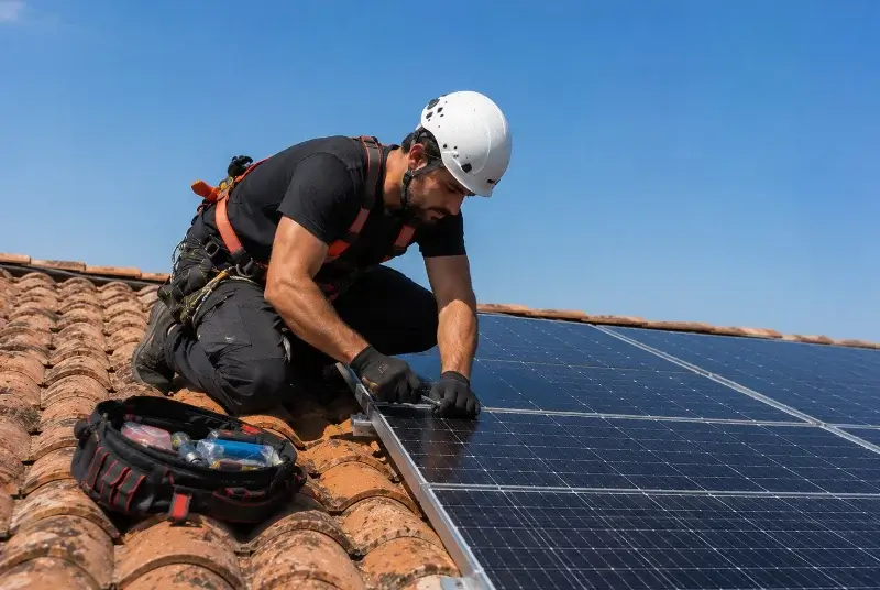 Maintenance et monitoring de panneaux solaires à Maisontiers